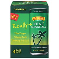 Real Ginger Ale Slim Can - 6-12 Fl. Oz. - Image 2