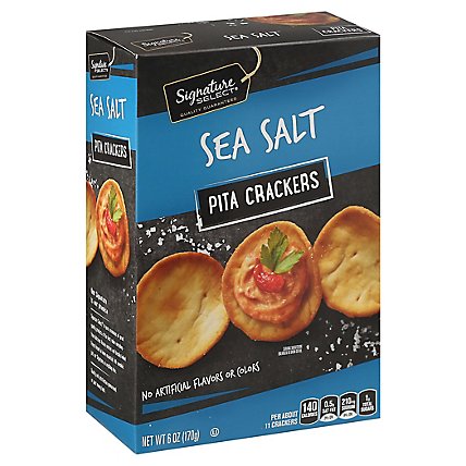 Signature Select Crackers Pita Sea Salt - 6 Oz - Image 1