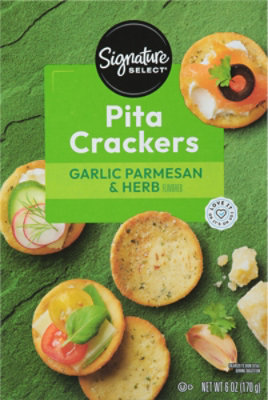 Signature SELECT Crackers Pita Parmesan Garlic Herb - 6 Oz - Image 6