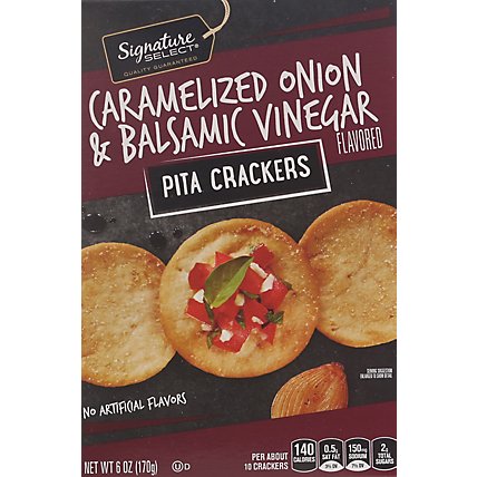 Signature Select Crackers Pita Caramelized Onion Vinegar - 6 Oz - Image 6