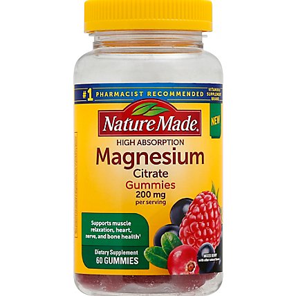Natures Made Magnesium Gummies 200mg - 60 Count - Image 2