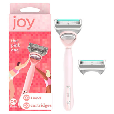 Joy Razor Handle With Refill - Each - vons