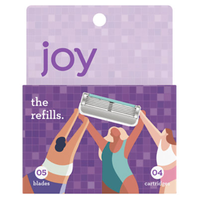 Joy Five Bladed Cartridges Refills - 4 Count - Image 7