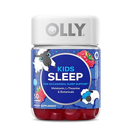 OLLY Kids Sleep Gummies Razzzberry - 50 Count - Image 2