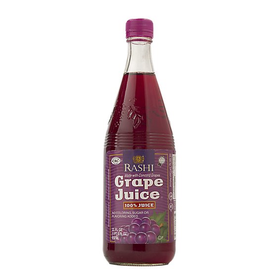 Rashi Concord Grape Juice - 22Oz