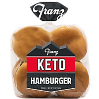 Franz Keto Hamburger Buns 8 Count - 12 Oz - Image 2