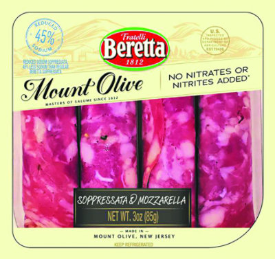 Soppressata Sweet Mozzarella - .18 Lb - Image 1