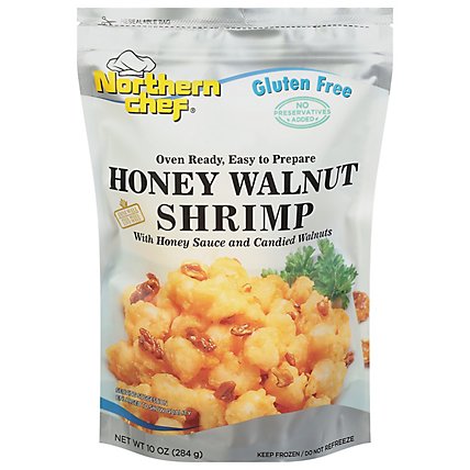 Northern Chef Oven Ready Honey Walnut Shrimp With Honey Sauce & Candied Walnuts - 10 Oz. - Image 3