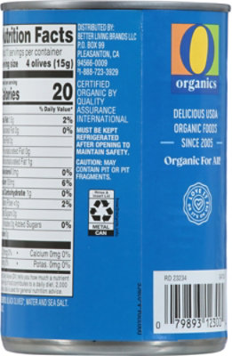 O Organics Olives Ripe Pitted Large - 6 Oz - Image 5