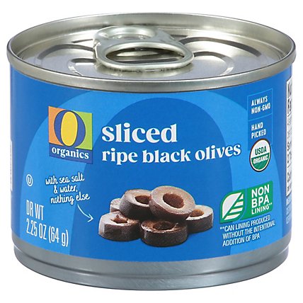 O Organics Olives Ripe Sliced - 2.25 Oz - Image 1