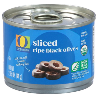 O Organics Olives Ripe Sliced - 2.25 Oz