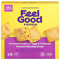 Feel Good Foods Pocket Bacon Egg & Chees - 8 Oz - Image 1