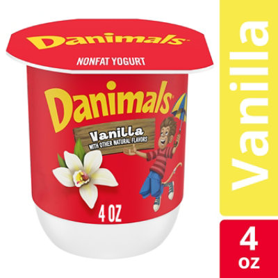 Sysco Yogurt Vanilla Danimals Cup - 4 Oz
