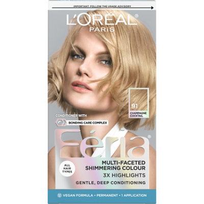 Loreal Feria 91 Lt Beige Blonde Champg Cocktail - 9.2 Oz - vons