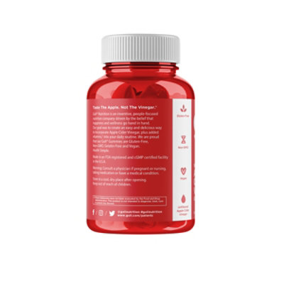 Goli Apple Cider Vinegar Gummies - 60 Count - Image 4