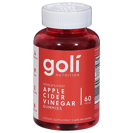 Goli Apple Cider Vinegar Gummies - 60 Count - Image 2