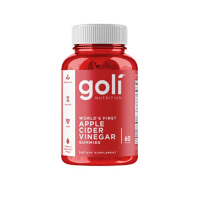 Goli Apple Cider Vinegar Gummies - 60 Count - Image 1