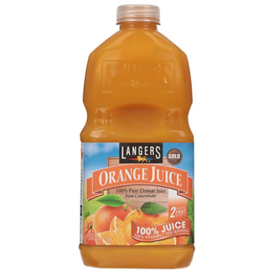 Langers Juice Orange 100% - 64 Fl. Oz. - Image 1
