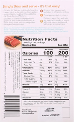 Ahi Tuna Seared With Garlic And Cracked Pepper - 6 Oz - Image 6