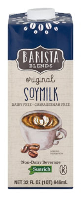 Sunrich Barista Soymilk - 32 Fl. Oz.