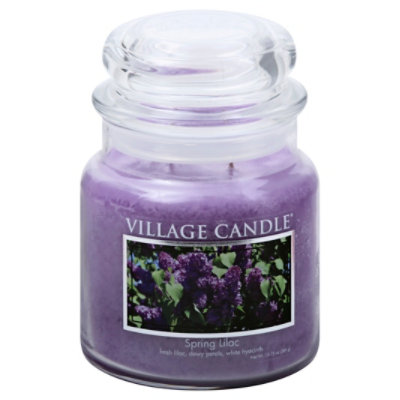 Village Candle Jar Spring Lilac  Jar - 16 Oz - Image 3