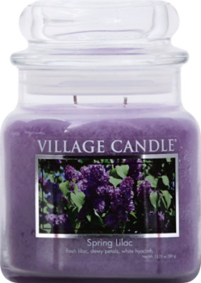 Village Candle Jar Spring Lilac  Jar - 16 Oz - Image 2