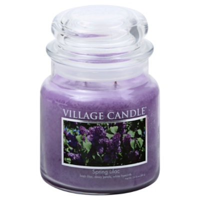 Village Candle Jar Spring Lilac  Jar - 16 Oz