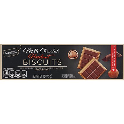 Signature Select Biscuits Milk Chocolate Hazelnut - 5.1 Oz - Image 2