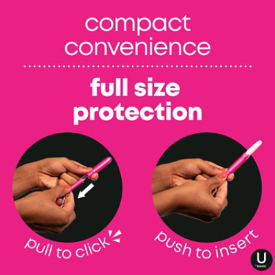 U by Kotex Click Super Plus Tampons - 16 Count - Image 5