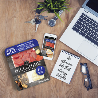 Hillshire Snacking Protein Bistro Bites Pepperoni & Monterey Jack Cheese - 2.8 Oz - Image 2