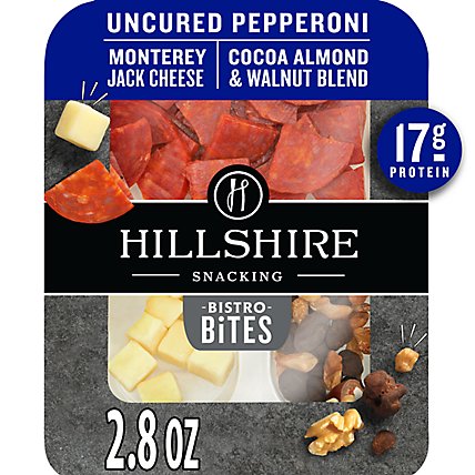 Hillshire Farm Uncured Pepperoni & Monterey Jack Bistro Bites - 2.8 Oz. - Image 1