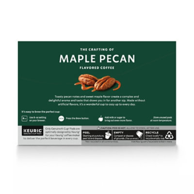 Starbucks 100% Arabica Naturally Flavored Maple Pecan K Cup Coffee Pods Box 10 Count - Each - Image 7