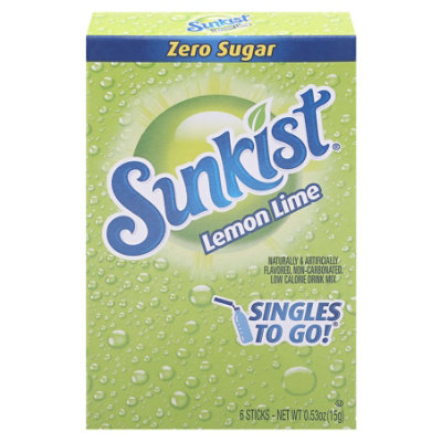 Sunkist Soda Lemon Lime To Go Drink Mix - .53 Oz - Image 3