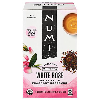 Numi Teas Tea White Rose - 16 Count - Image 3