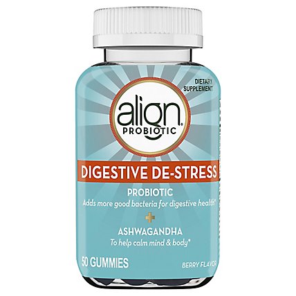 Align Probiotic Digestive Stress Relief Gummies with Ashwagandha - 50 Count - Image 3