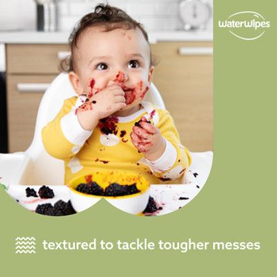 WaterWipes Baby Wipes 99.9% Water Textured Sensitive Hypoallergenic - 60 Count - Image 4