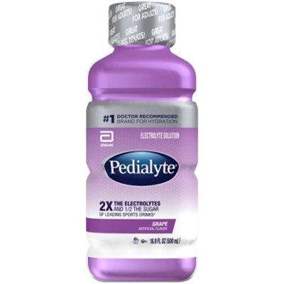 Pedialyte Electrolyte Solution Ready To Drink Grape - 16.9 Fl. Oz. - Image 2