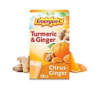 Emergen-C Vitamin C Turmeric & Ginger Powder 250mg - 18 Count