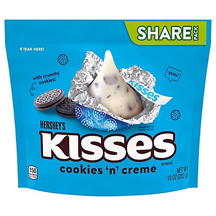 HERSHEYS Kisses Cookies N Crème Share Pack - 10 Oz - Image 3