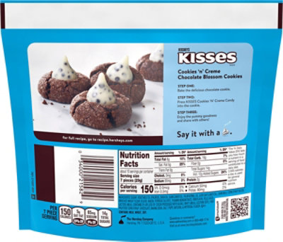 HERSHEYS Kisses Cookies N Crème Share Pack - 10 Oz - Image 6