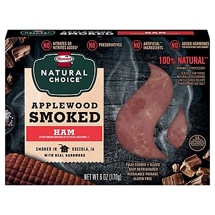 Hormel Natural Choice Hardwood Smoked Ham - 6 Oz. - Image 1