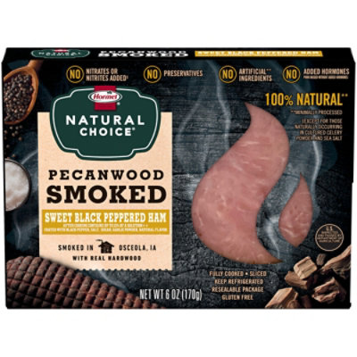 Hormel Natural Choice Pecanwood Smoked Ham With Sweet Black Pepper - 6 Oz. - Image 3