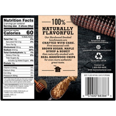 Hormel Natural Choice Pecanwood Smoked Ham With Brown Sugar - 6 Oz. - Image 6