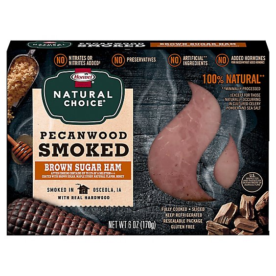 Hormel Natural Choice Pecanwood Smoked Ham With Brown Sugar - 6 Oz.