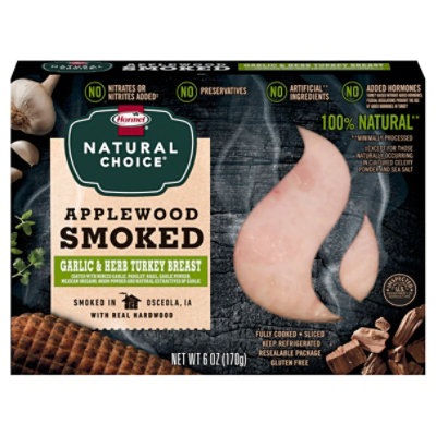 Hormel Natural Choice Applewood Hardwood Smoked Turkey - 6 Oz.