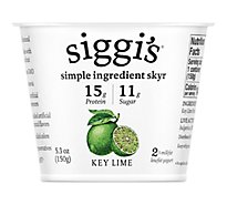 siggi's Icelandic Strained 2% Low Fat Key Lime Yogurt - 5.3 Oz