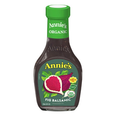 Annies Organic Fig Balsamic Vinaigrette - 8 Fl. Oz. - Image 1