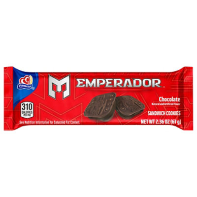 Gamesa Cookies Emperador Chocolate - 2.36 Oz - tomthumb