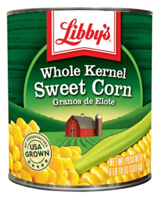 Libby's Whole Kernel Sweet Corn Jumbo Can - 106 Oz - Image 1