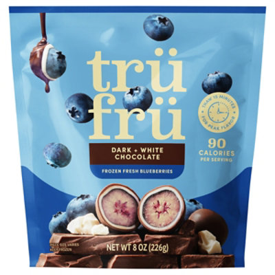 Tru Fru Blueberries In White & Dark Chocolate - 8 Oz - Image 4